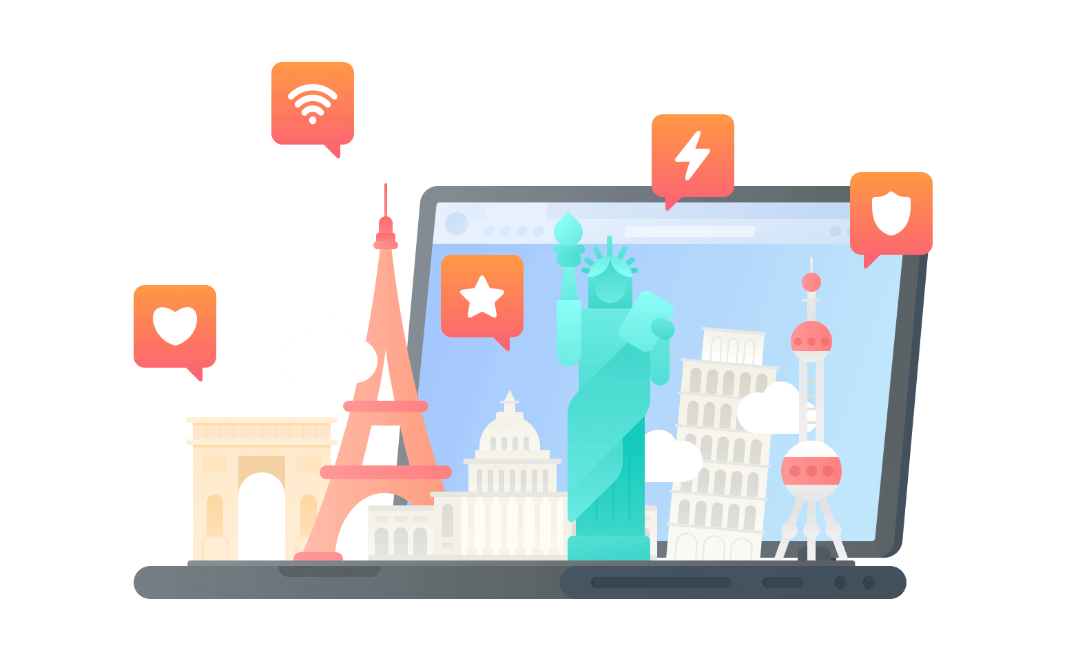 在英属印弟安海城连接到中国的加速器 - 华人VPN